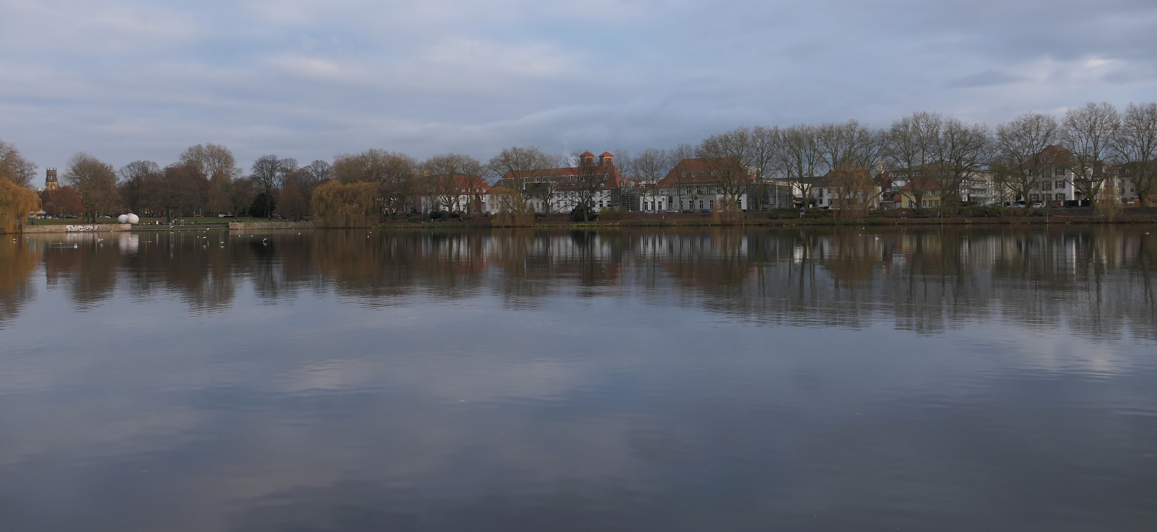 Der Aasee im Winter