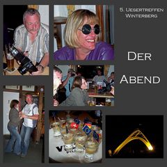 Der Abend ...