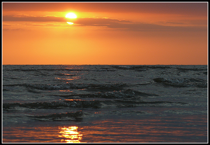 Der Abend am Meer