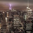 Der Abend auf den Rockefeller Center