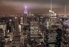 Der Abend auf den Rockefeller Center