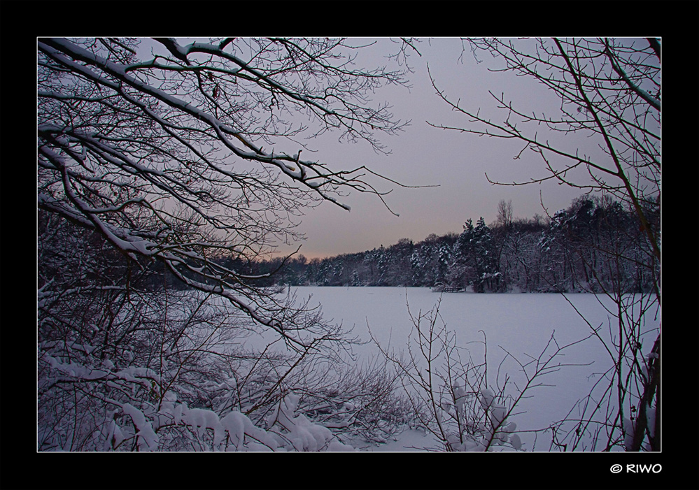 der Abend kommt auch im Winter, aber etwas früher.....