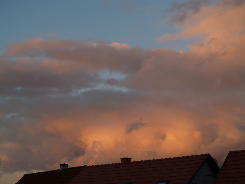 der Abend nach dem Gewitter