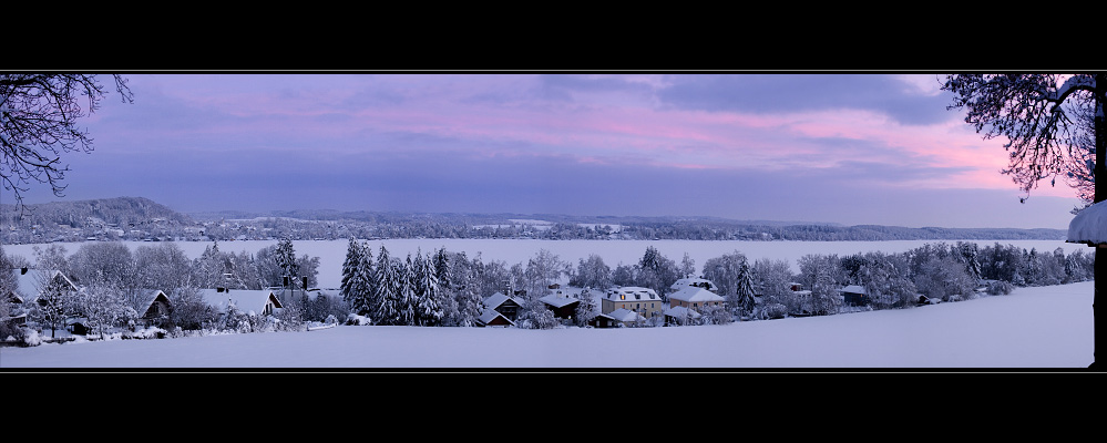 Der Abend nach dem großen Schnee