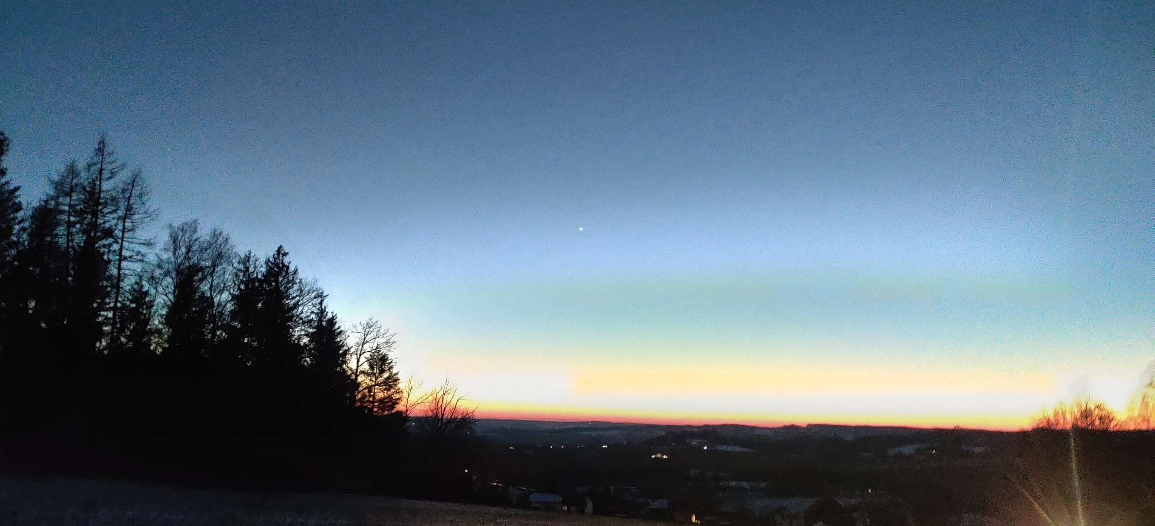 Der Abend senkt sich nieder...