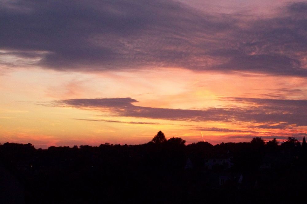 Der Abendhimmel in Stiepel 1