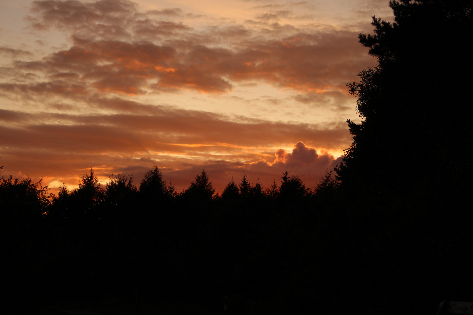 Der Abendhimmel von Kaltenkirchen