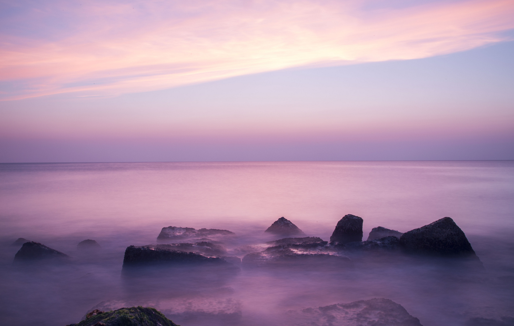 Der Abendliche Blick übers Meer