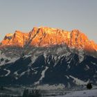 Der abendliche Glanz der Zugspitze