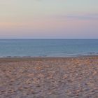 Der abendliche Strand von Helgoland