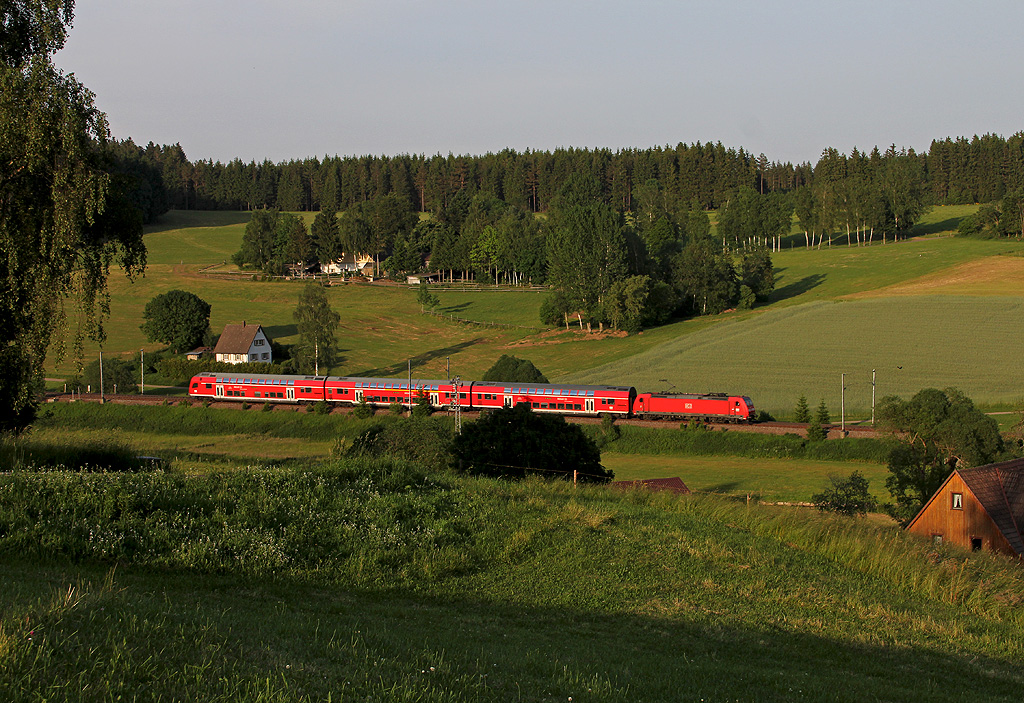 Der Abendzug im Groppertal