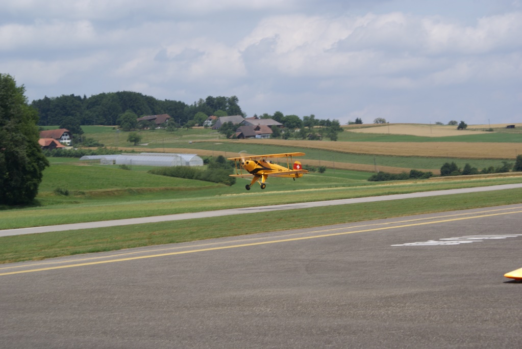 der Abflug auf Piste 23 LSPL