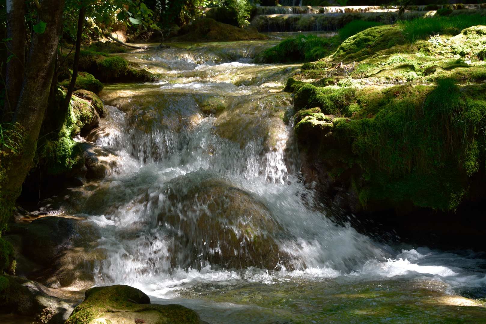 Der Abfluß der Cascade des turfs...