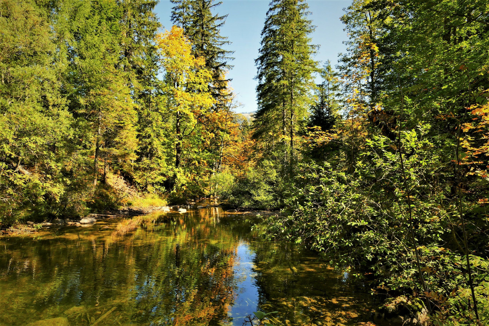 Der Abfluss des Ödensees