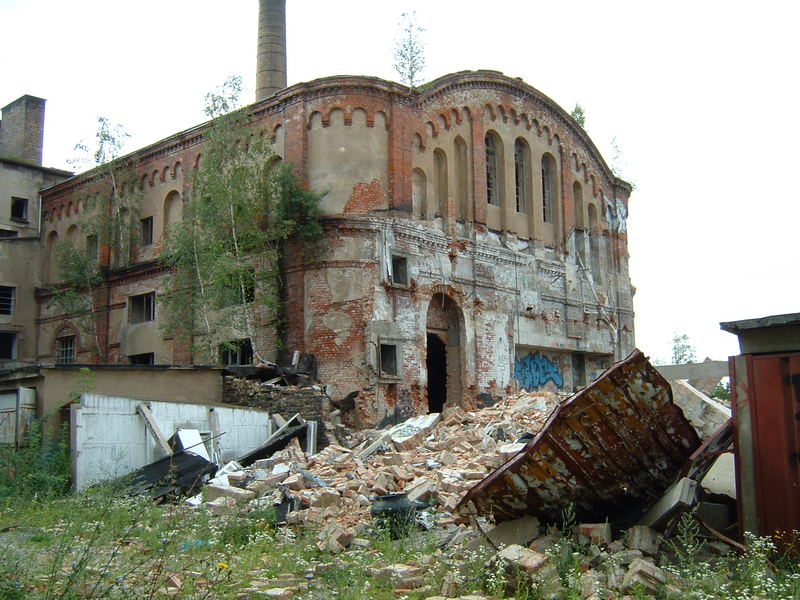 Der Abriss des Hofbrauhauses in Dresden