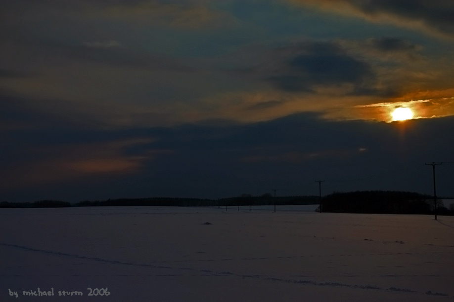 der abschied der sonne