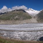 Der abschmelzende Aletsch-Gletscher