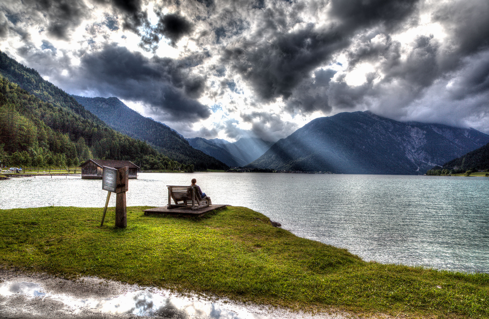 Der Achensee am Abend