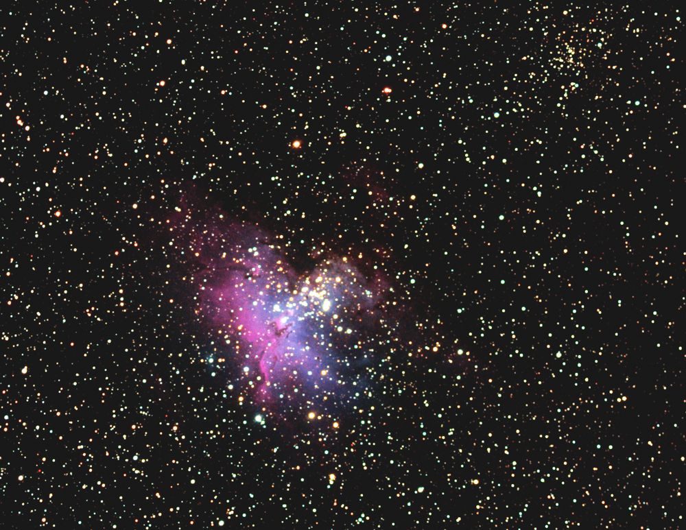 Der Adlernebel im Sternbild der Schlange Foto &amp; Bild astrofotografie
