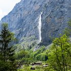 Der Ägertenbachfall im Lauterbrunnental