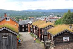 Der älteste Straßenzug in Roros