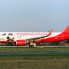 Der AIR BERLIN Weihnachtsflieger 2015, A320SL D-ABNM