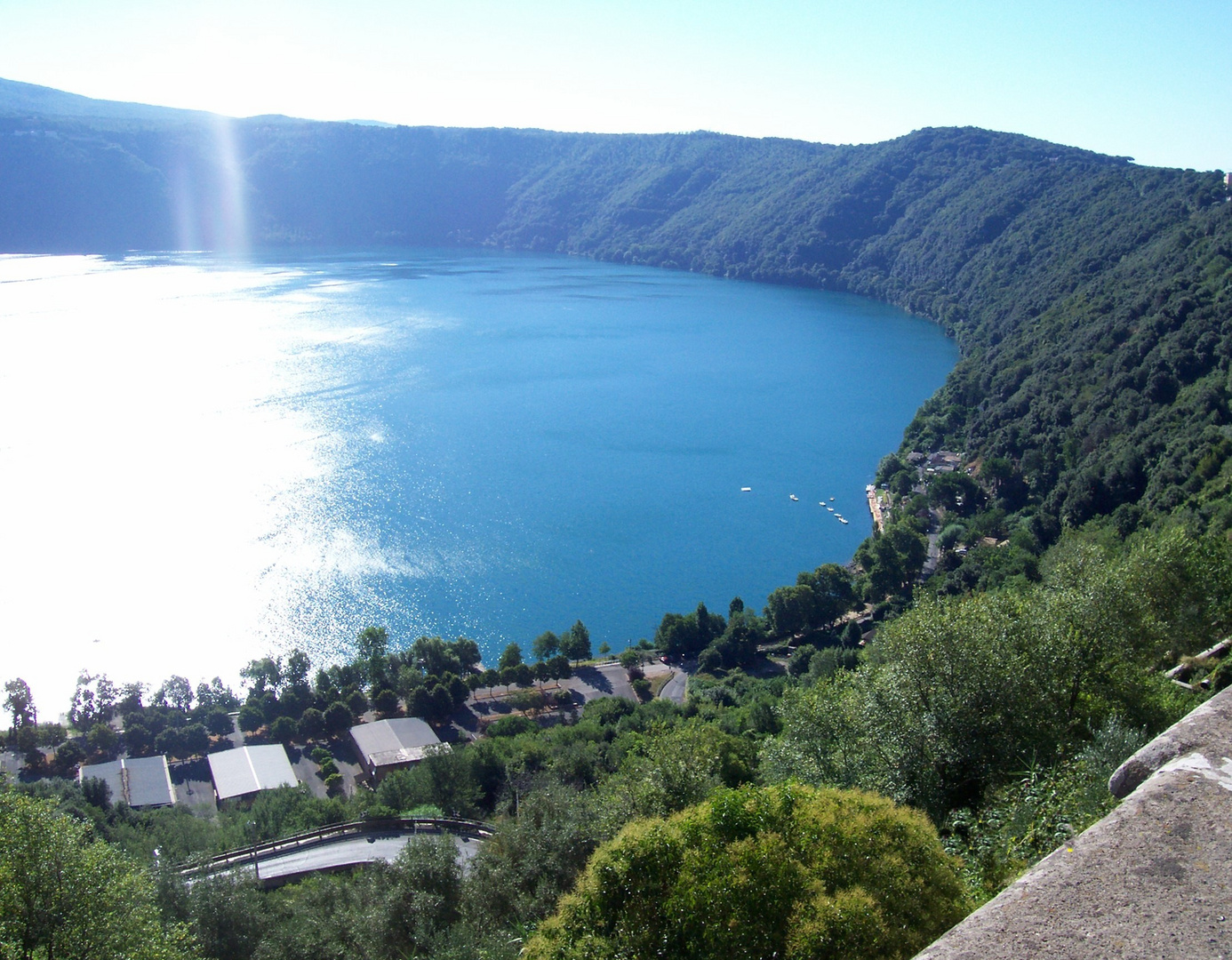 Der Albaner See in Castel Gandolfo