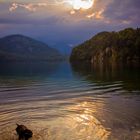 Der Albsee bei Hohenschwangau, Allgäu, kurz vor einem Gewitter 01