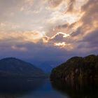 Der Albsee bei Hohenschwangau, Allgäu, kurz vor einem Gewitter 02