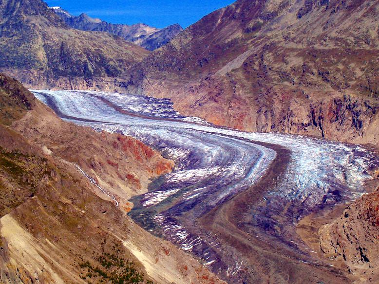 Der Aletschgletscher