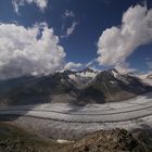 Der Aletschgletscher in seiner ganzen Länge