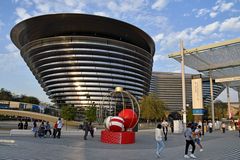 Der Alif - Mobility Pavilion auf der Expo 2020 in Dubai