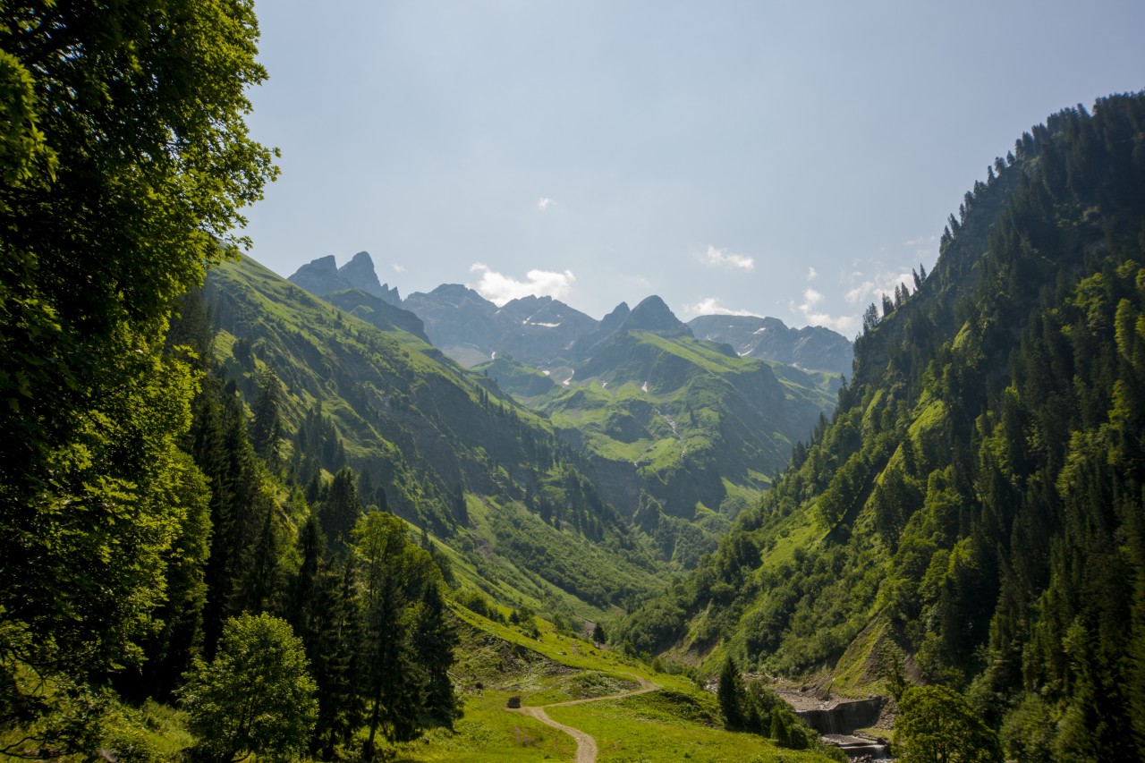 Der Allgäuer Hauptkamm...