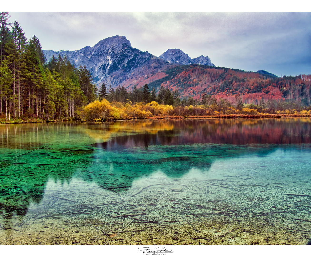 Der Almsee im Almtal