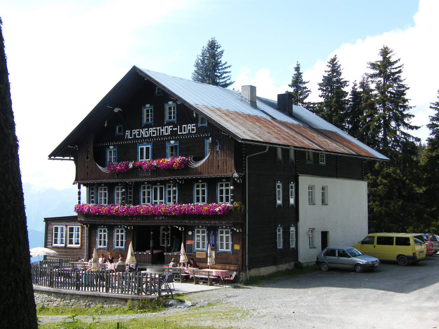 Der Alpengasthof Loas bei Schwaz