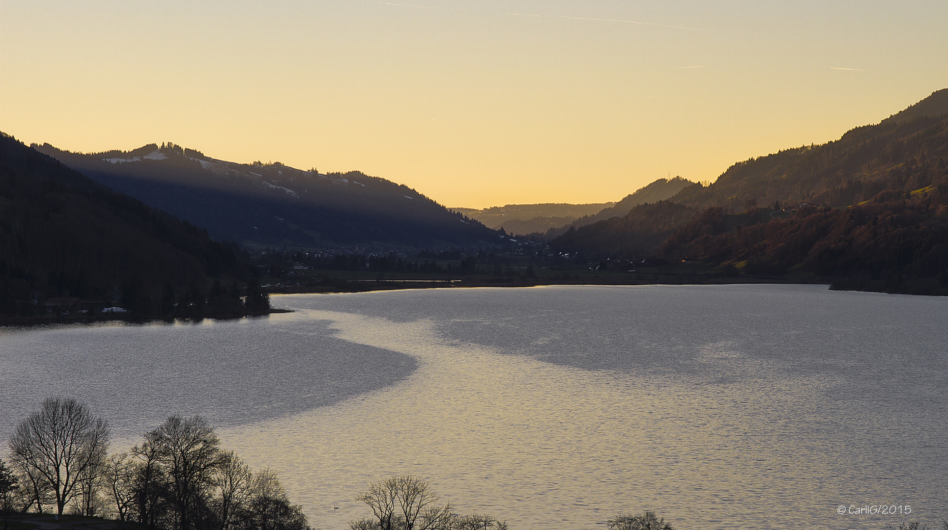 Der Alpsee im Abendlicht