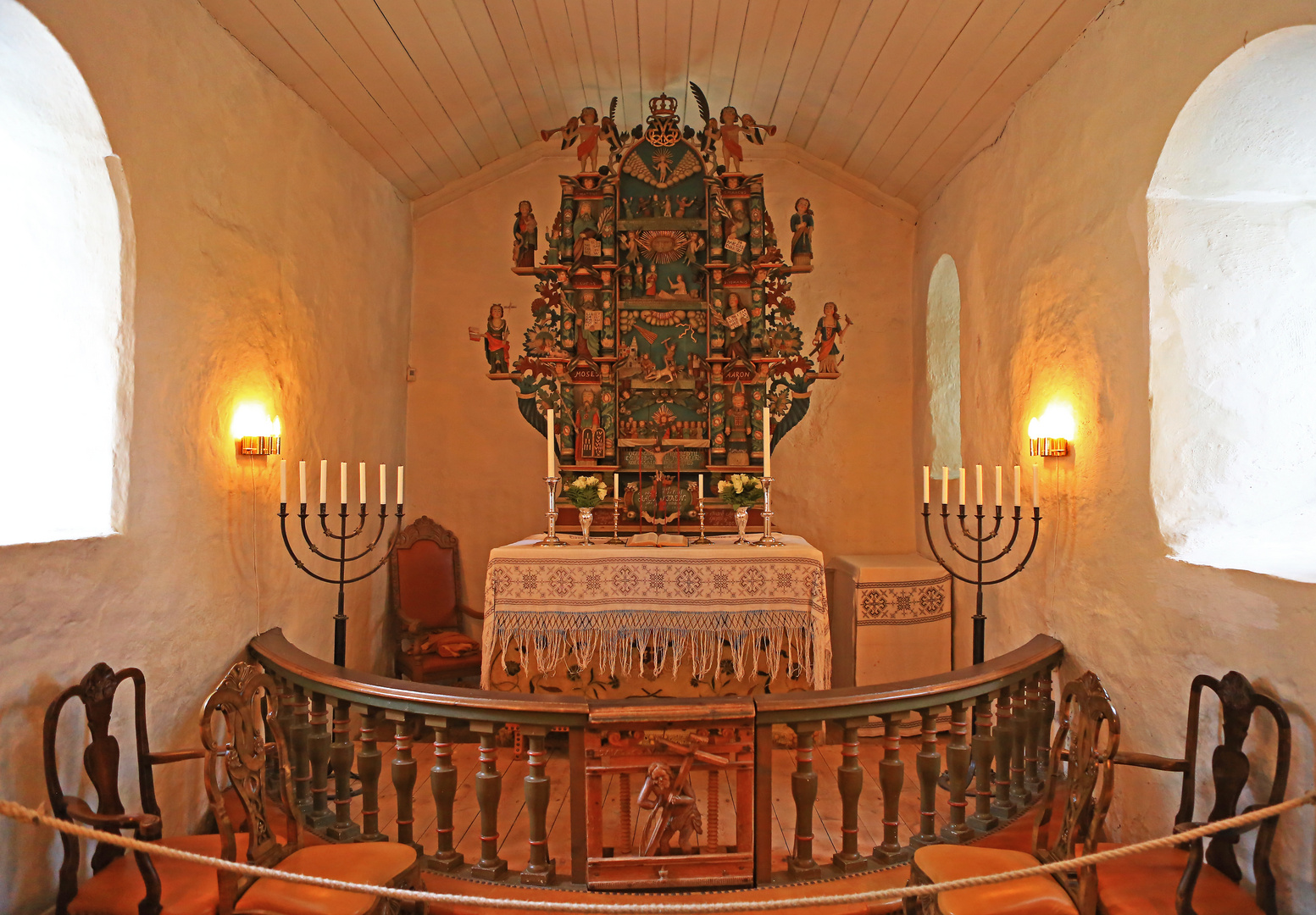 Der Altar der Giske-Kirke