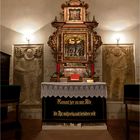 der Altar der Kapelle der Kommende Bergen...