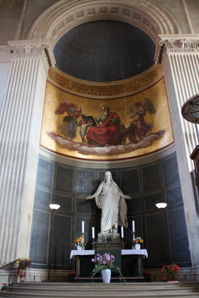 der Altar der Zittauer Kirche