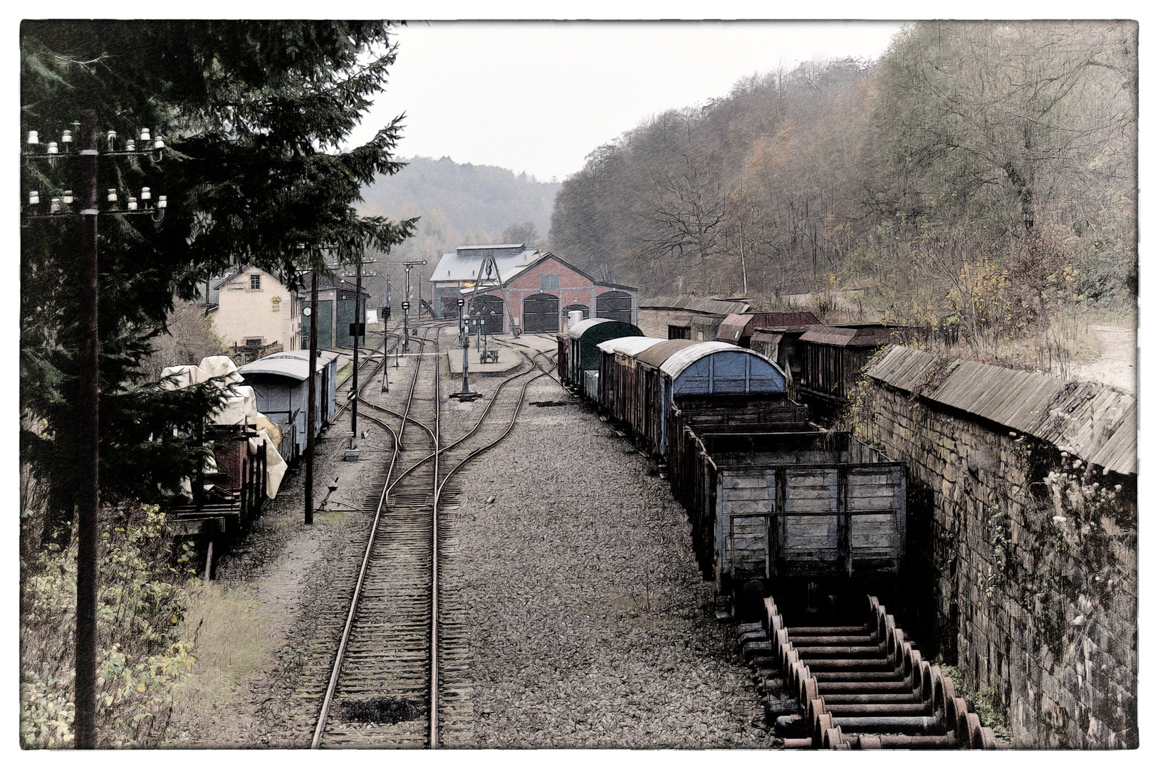 Der alte Bahnhof - L'ancienne gare