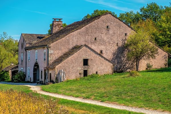 Der alte Bauernhof in der Franche-Comté