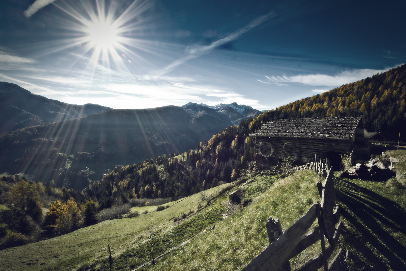 Der alte Bergbauernhof