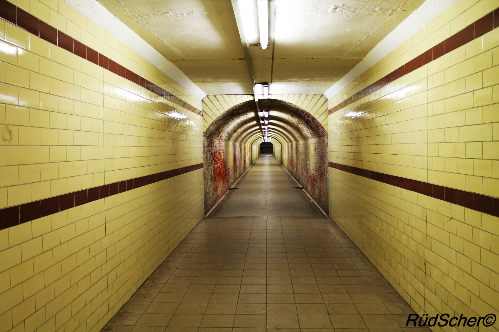 Der alte Cottbuser Bahnhofstunnel.