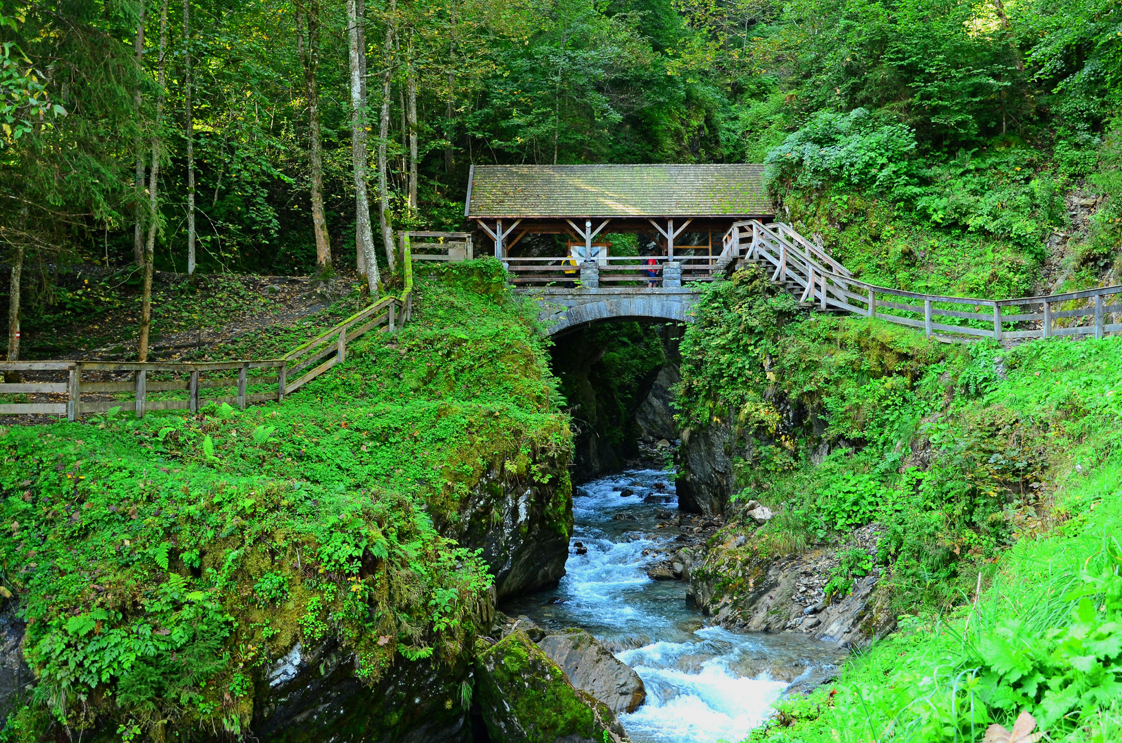 Der alte einstieg in die Sigmund - Thun Klamm in Kaprun