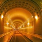 Der alte Elbtunnel in Hamburg