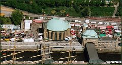 Der Alte Elbtunnel in Hamburg