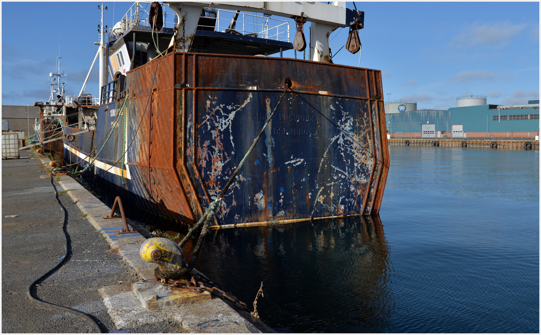 Der alte Fischtrawler