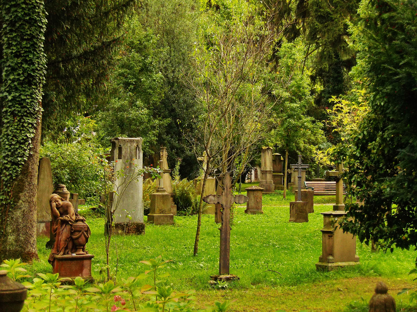 Der Alte Friedhof in Freiburg i.Br.