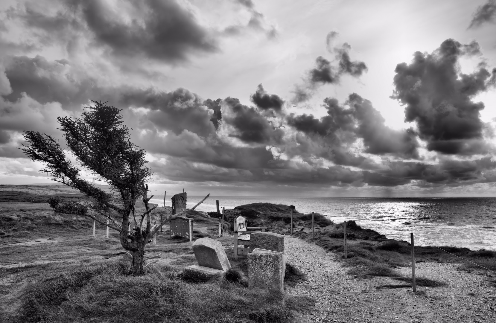 Der alte Friedhof von Mårup Kirke