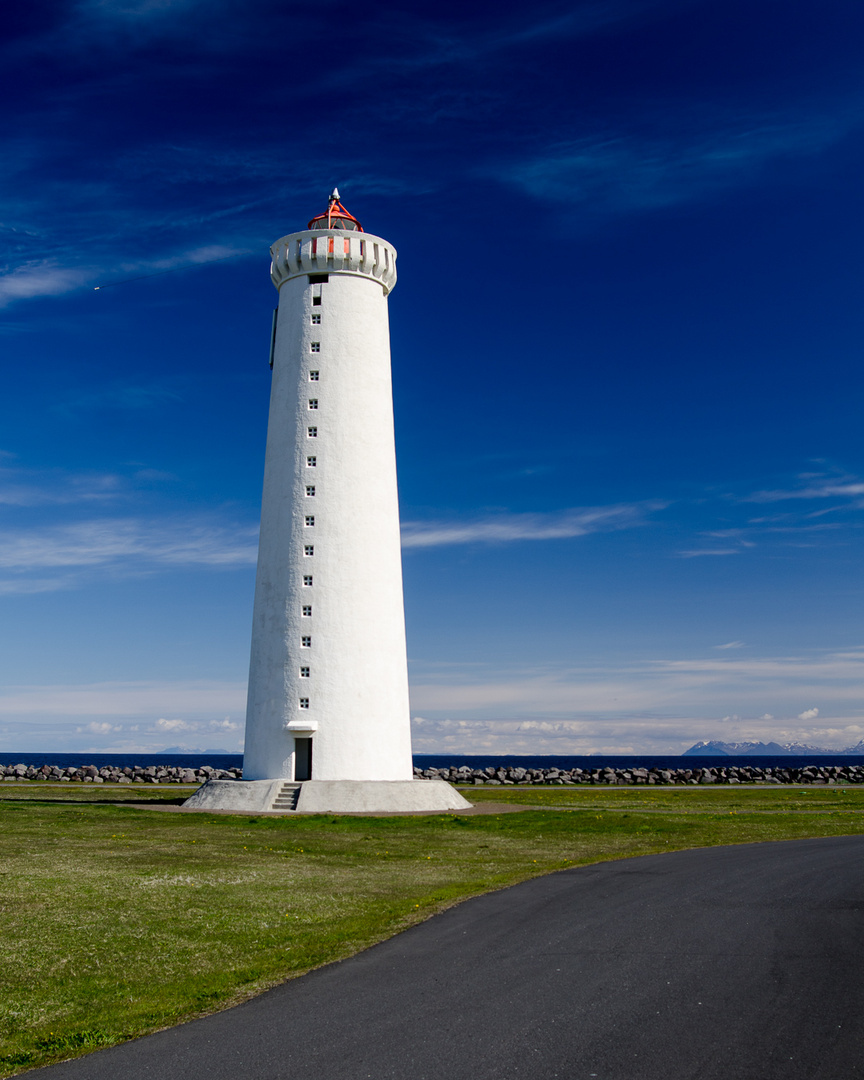 Der alte Gardur-Leuchtturm